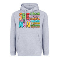 Heather Grey she is mom Heavyweight Hoodie - JahusDesignShop