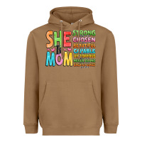 Toasted Coconut she is mom Heavyweight Hoodie - JahusDesignShop
