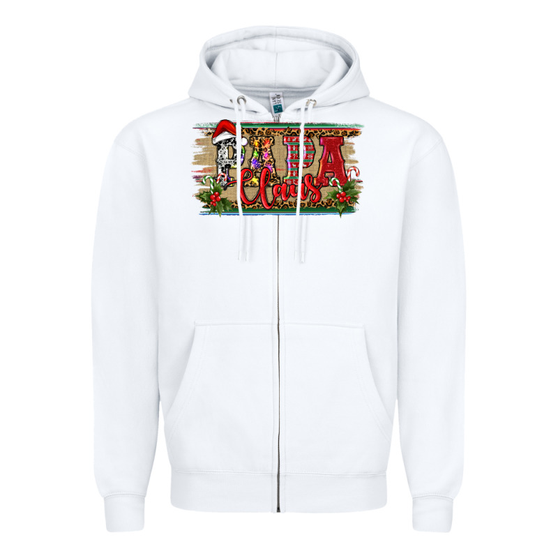 Christmas Western Papa Claus Zipper Hoodie by RanaPortraitStore | Teevron