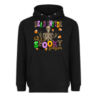 Black dead inside but it's spooky season Heavyweight Hoodie - AdoDesignShop