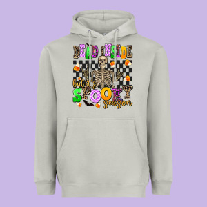 Dead Inside But It's Spooky Season Heavyweight Hoodie Designed By Adodesignshop