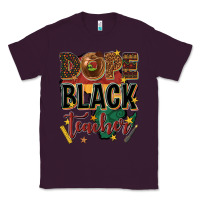 Plum dope black teacher Classic Tee - texasbilliewilder