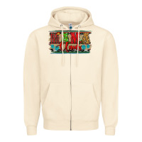 Sandshell christmas western mama claus Zipper Hoodie - RanaPortraitStore