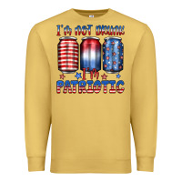Antique Gold i'm not drunk i'm patriotic Premium Sweatshirt - JahusDesignShop