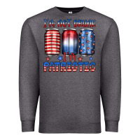 Charcoal Heather i'm not drunk i'm patriotic Premium Sweatshirt - JahusDesignShop