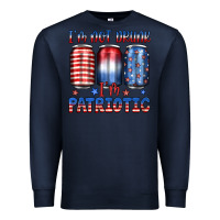 Navy i'm not drunk i'm patriotic Premium Sweatshirt - JahusDesignShop