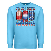 Ocean Blue i'm not drunk i'm patriotic Premium Sweatshirt - JahusDesignShop