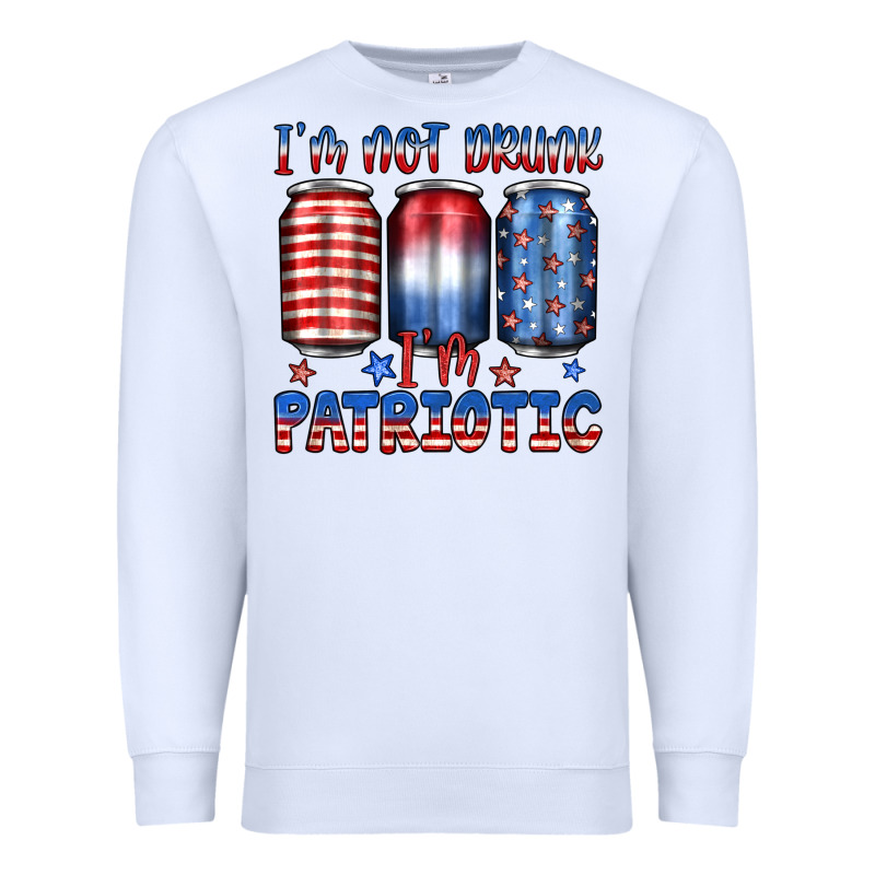 I'm Not Drunk I'm Patriotic Premium Sweatshirt by JahusDesignShop | Teevron
