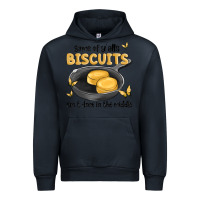 Navy some of yalls biscuits aint done in the middle Urban Hoodie - MaliasSmallBusiness