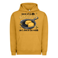 Pigment Peanut Butter some of yalls biscuits aint done in the middle Urban Hoodie - MaliasSmallBusiness