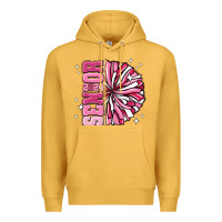 Mustard senior 2024 pink cheer Premium Hoodie - MaliasSmallBusiness