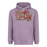 Lavender have courage and be kind Heavyweight Hoodie - JahusDesignShop