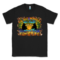 Black the best memories are made around the campfire camping Classic Tee - BarkalooDesign