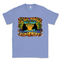 Colony Blue the best memories are made around the campfire camping Classic Tee - BarkalooDesign