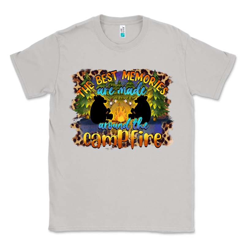 The Best Memories Are Made Around The Campfire Camping Classic Tee by BarkalooDesign | Teevron