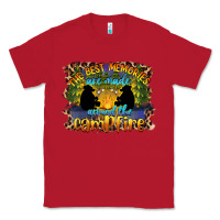 Red the best memories are made around the campfire camping Classic Tee - BarkalooDesign