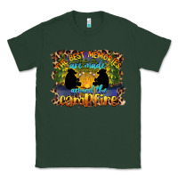 Sports Green the best memories are made around the campfire camping Classic Tee - BarkalooDesign