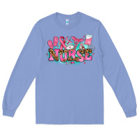 Colony Blue breast cancer nurse Long Sleeve Tee - AdoDesignShop
