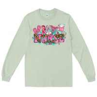Matcha breast cancer nurse Long Sleeve Tee - AdoDesignShop