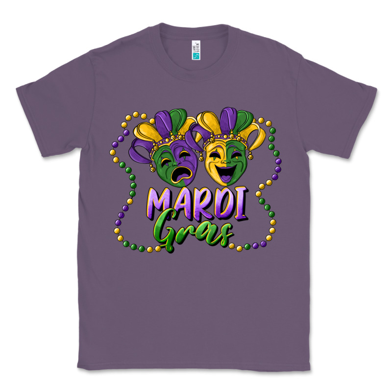 Mardi Gras Mask And Beads Classic Tee by RanaPortraitStore | Teevron