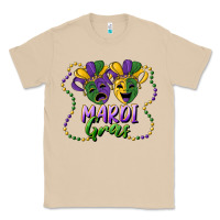 Mushroom mardi gras mask and beads Classic Tee - RanaPortraitStore