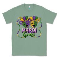 Sage mardi gras mask and beads Classic Tee - RanaPortraitStore