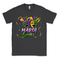 Smoke mardi gras mask and beads Classic Tee - RanaPortraitStore