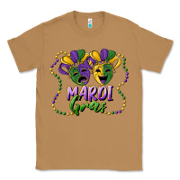 Toasted Coconut mardi gras mask and beads Classic Tee - RanaPortraitStore