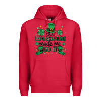 Cardinal the leprechauns made me do it Premium Hoodie - MaliasSmallBusiness
