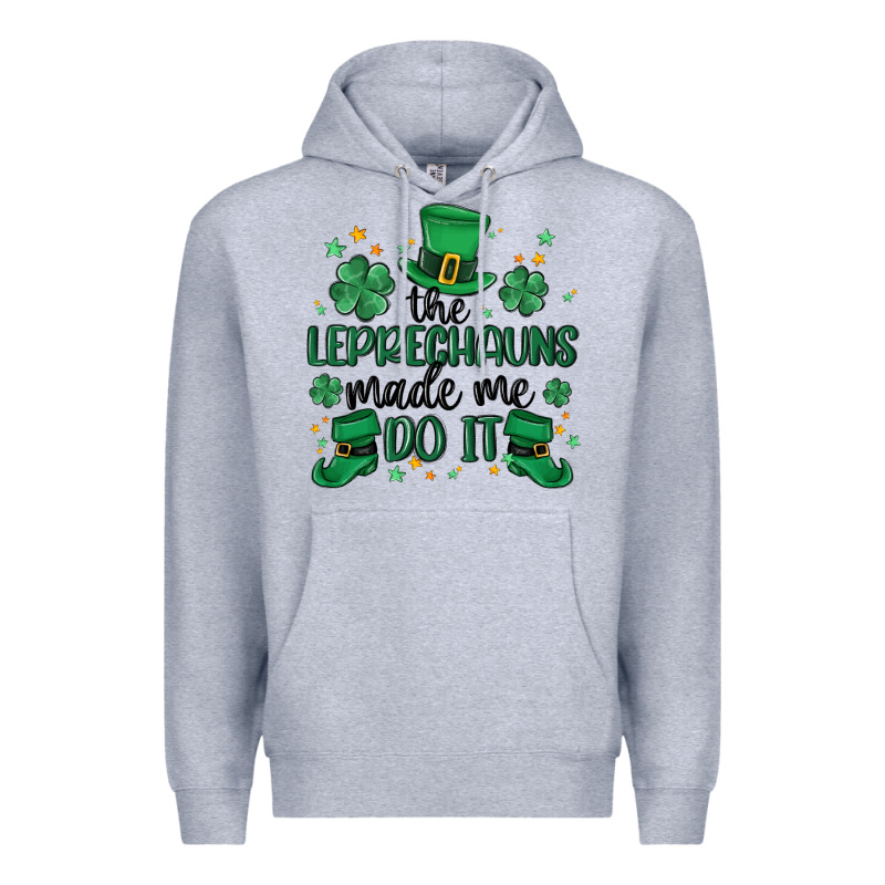 The Leprechauns Made Me Do It Premium Hoodie by MaliasSmallBusiness | Teevron
