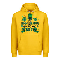 Lemon the leprechauns made me do it Premium Hoodie - MaliasSmallBusiness