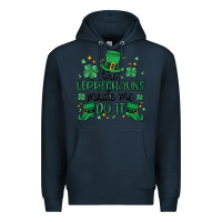 Navy the leprechauns made me do it Premium Hoodie - MaliasSmallBusiness