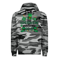 Slate Camo the leprechauns made me do it Premium Hoodie - MaliasSmallBusiness
