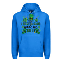 True Royal the leprechauns made me do it Premium Hoodie - MaliasSmallBusiness