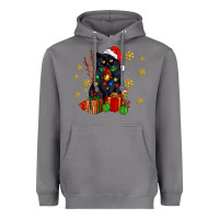 Storm black cat meowy christmas Heavyweight Hoodie - AdoDesignShop