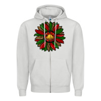 Dove Grey christmas sunflower Zipper Hoodie - RanaPortraitStore