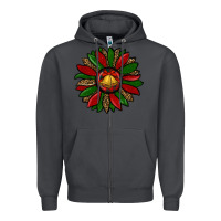 Smoke christmas sunflower Zipper Hoodie - RanaPortraitStore