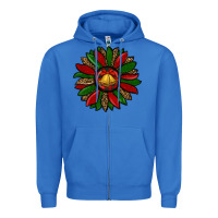 True Royal christmas sunflower Zipper Hoodie - RanaPortraitStore