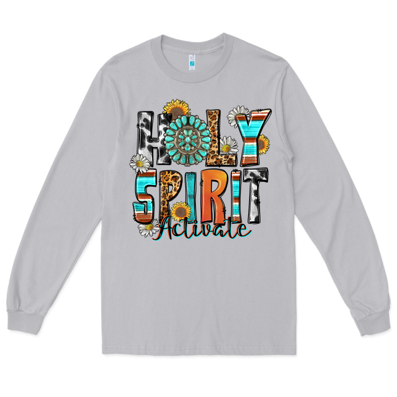 Holy Spirit Activate Long Sleeve Tee by Zillion Design Studio | Teevron