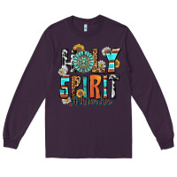 Plum holy spirit activate Long Sleeve Tee - Zillion Design Studio