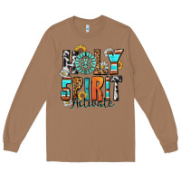 Toasted Coconut holy spirit activate Long Sleeve Tee - Zillion Design Studio