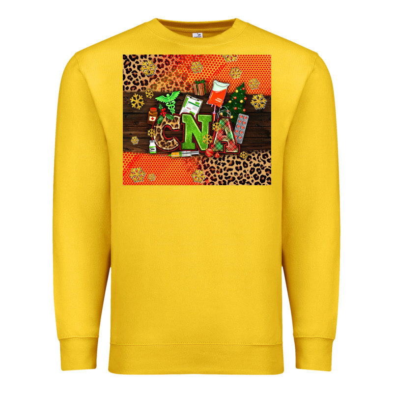 Cna Christmas Premium Sweatshirt by AdoDesignShop | Teevron