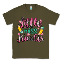 Army Green little miss kindergarten Classic Tee - Zillion Design Studio
