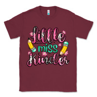 Burgundy little miss kindergarten Classic Tee - Zillion Design Studio