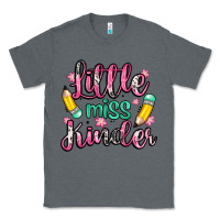 Charcoal Heather little miss kindergarten Classic Tee - Zillion Design Studio