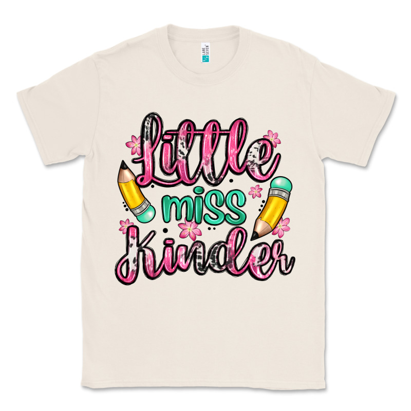 Little Miss Kindergarten Classic Tee by Zillion Design Studio | Teevron