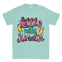 Seafoam little miss kindergarten Classic Tee - Zillion Design Studio