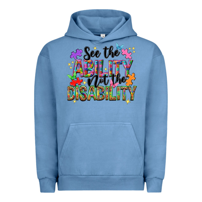 See The Ability Not The Disability Urban Hoodie by NancyCooperArtShop | Teevron