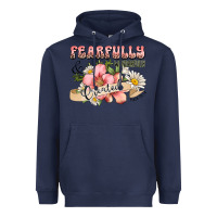 Navy fearfully and wonderfully created Heavyweight Hoodie - JahusDesignShop