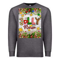 Christmas Jolly Nurse Premium Sweatshirt | Teevron